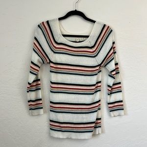 Anthropologie Moth Striped Sweater M